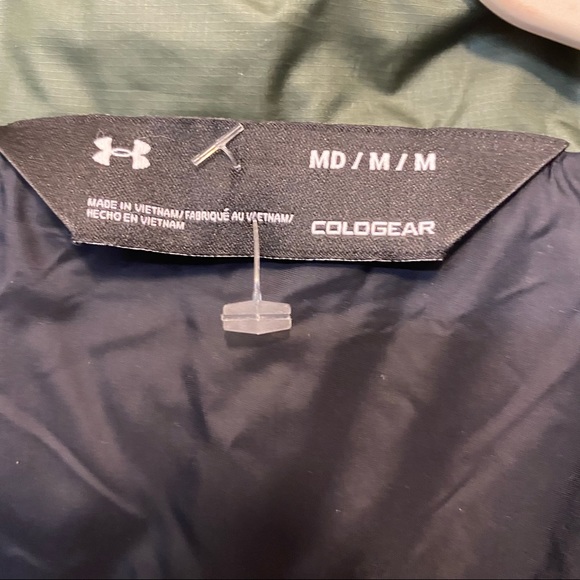 NEW Under Armour Mens Medium M Cold Gear Reactor Jacket Army Green ColdGear $199 - Picture 2 of 6